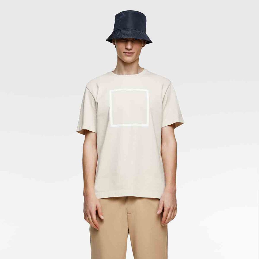 Cream Square Shirt - Image 2